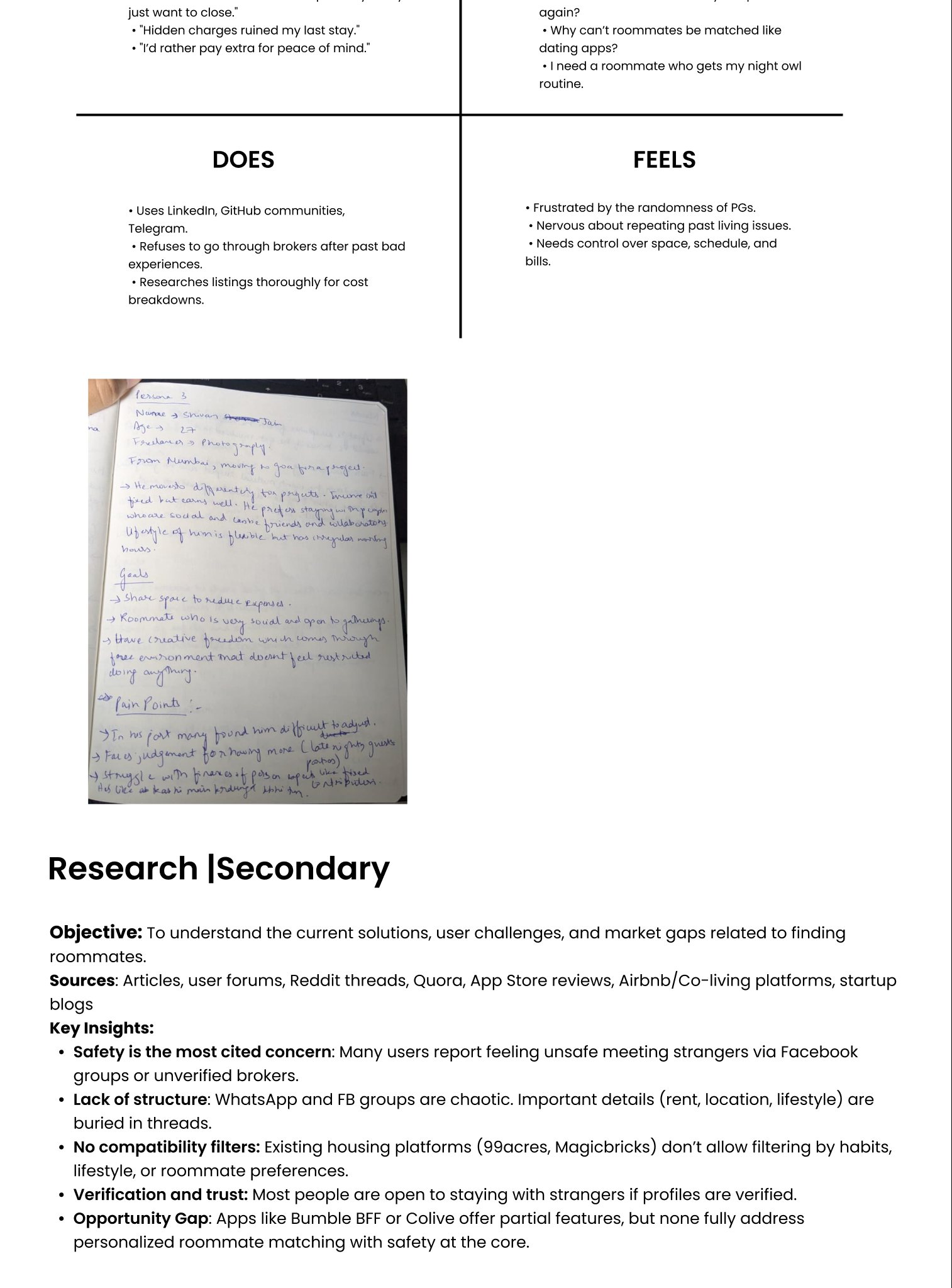 RoomHive case study — secondary research